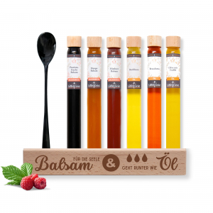 Geschenset Essig Öl Set Balsam, geht runter wie Öl