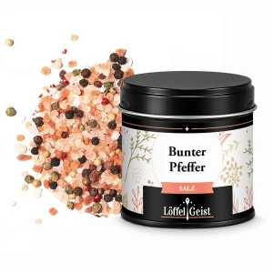 Bunter Pfeffer Salz in Dose