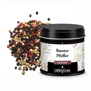 Bunter Pfeffer Gewürz in Dose