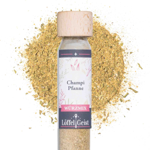 Champi Pfanne Gewürzmischung im Glasröhrchen
