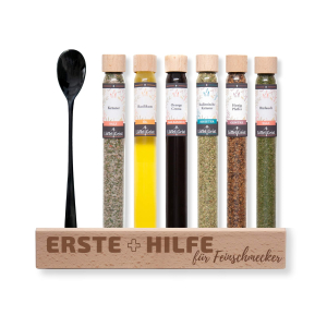 Gewürzset Geschenkset Erste Hilfe für Feinschmecker