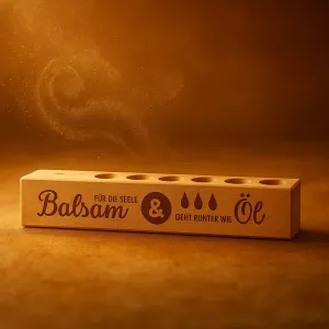 6er Gewürzständer Balsam für die Seele & geht runter wie Öl