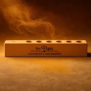 6er Gewürzständer Bei Papa schmeckt‘s am besten!