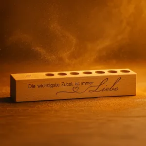 6er Gewürzständer Die wichtigste Zutat ist immer Liebe