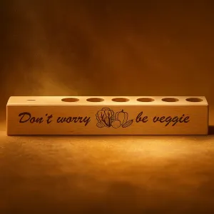 6er Gewürzständer Don‘t worry be veggie