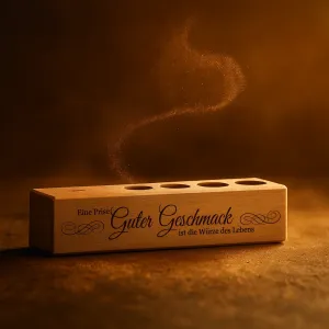 4er Gewürzständer Eine Prise guter Geschmack ist die Würze des Lebens