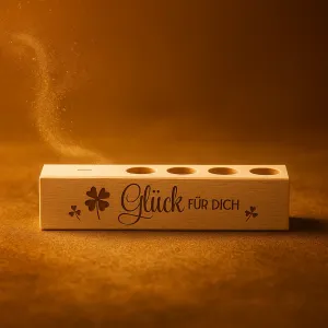4er Gewürzständer Glück Für Dich