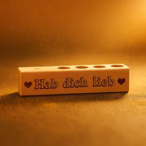 4er Gewürzständer Hab dich lieb