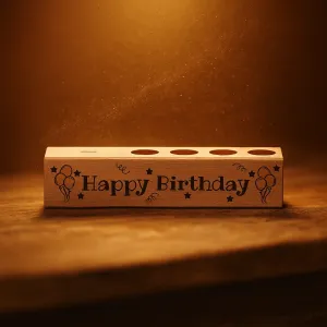 4er Gewürzständer Happy Birthday