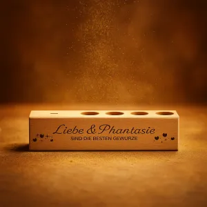 4er Gewürzständer Liebe & Phantasie sind die besten Gewürze