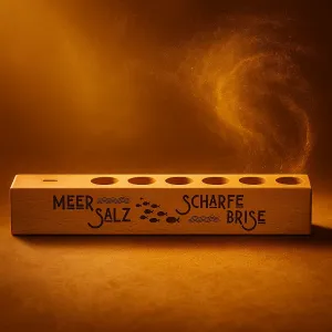 6er Gewürzständer Meer Salz Scharfe Brise