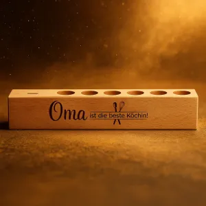 6er Gewürzständer Oma ist die beste Köchin!