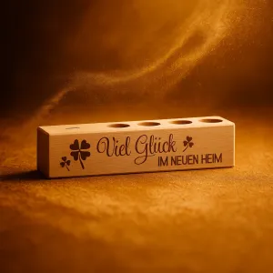 4er Gewürzständer Viel Glück im neuen Heim