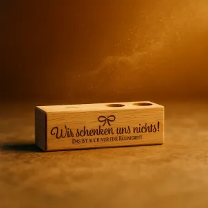 2er Gewürzständer Wir schenken uns nichts!