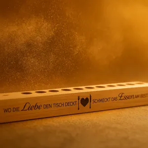 12er Gewürzständer Wo die Liebe dem Tisch deckt schmeckt das Essen am Besten