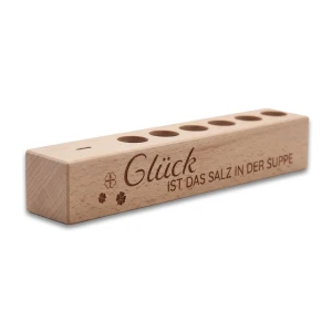 6er Gewürzständer Glück ist das Salz in der Suppe