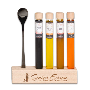 Geschenkset Essig/Öl Set Gutes Essen ist Balsam für die Seele
