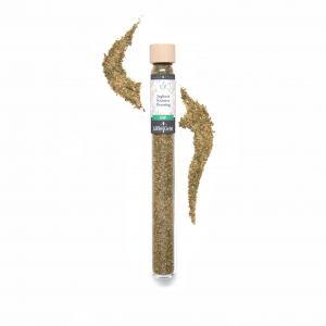 Joghurt Kräuter Dressing Dip im Reagenzglas