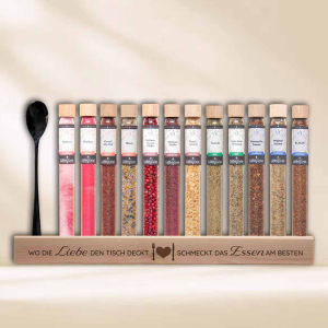 Gewürzset Geschenkset Wo die Liebe den Tisch deckt