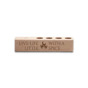 4er Gewürzständer Live Life with a little Spice