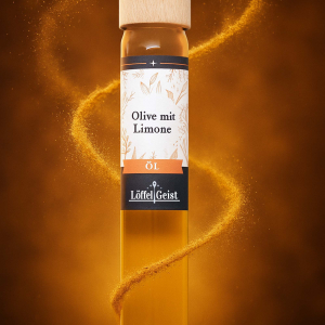 Olive mit Limone Öl Textur
