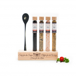 Geschenkset Gewürzset Salz für die Suppe, Pfeffer für die Würze