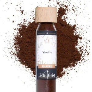 Vanille Kaffee im Glasröhrchen
