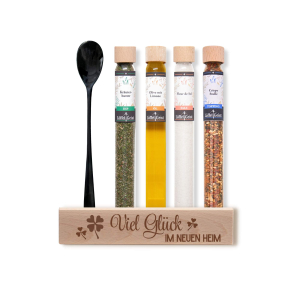 Gewürzset Viel Glück im neuen Heim