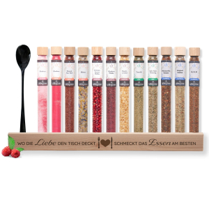 Gewürzset Geschenkset Wo die Liebe den Tisch deckt