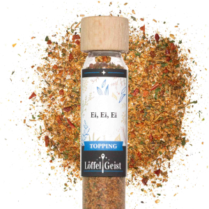 Ei Topping Gewürz im Reagenzglas