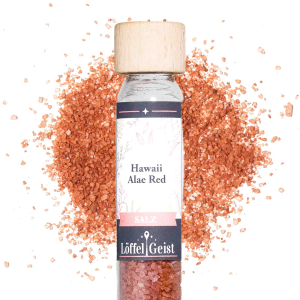 Hawaii Alae Red Salz im Reagenzglas