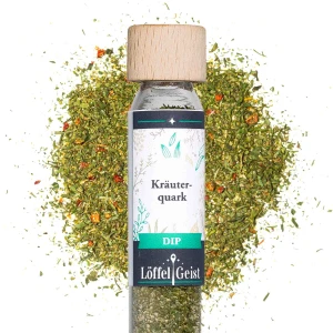 Kräuterquark im Reagenzglas