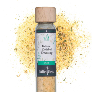 Kräuter Zwiebel Dressing Dip im Reagenzglas