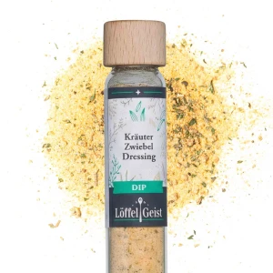 Kräuter Zwiebel Dressing Dip im Reagenzglas