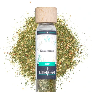 Kräutermix Mischung im Reagenzglas