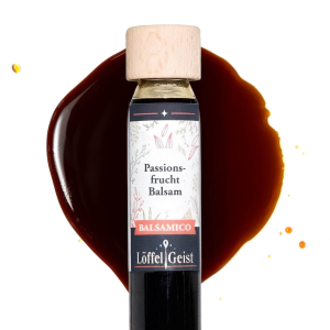 Passionsfrucht Balsamico Essig im Glasröhrchen