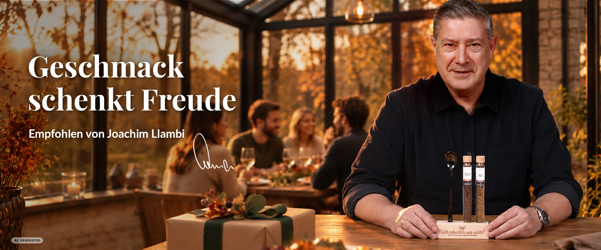 Geschmack schenkt Freude