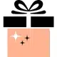 Illustration einer Geschenkbox mit Schleife