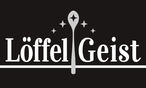 LöffelGeist Logo mit Löffel und Sternen
